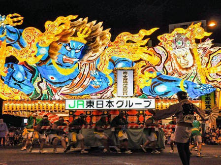 Tokyo-(Yokohama)-Roundtrip-Festival-de-Nebuta-en-Japón